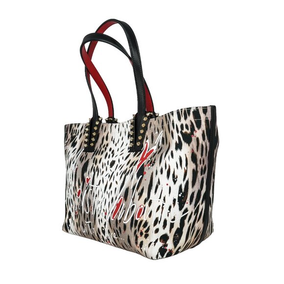 Christian Louboutin Cabata Gigi Canvas Small Tote - Picture 2 of 9